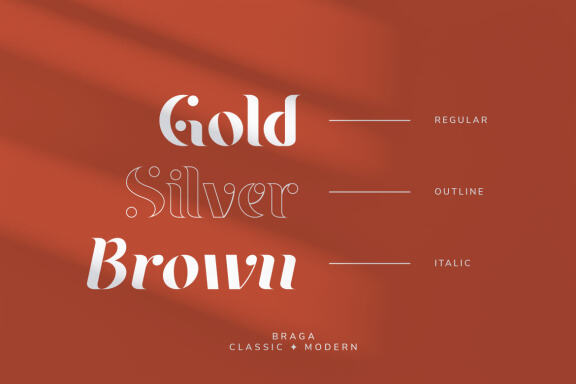 Braga Serif - Classic & Modern