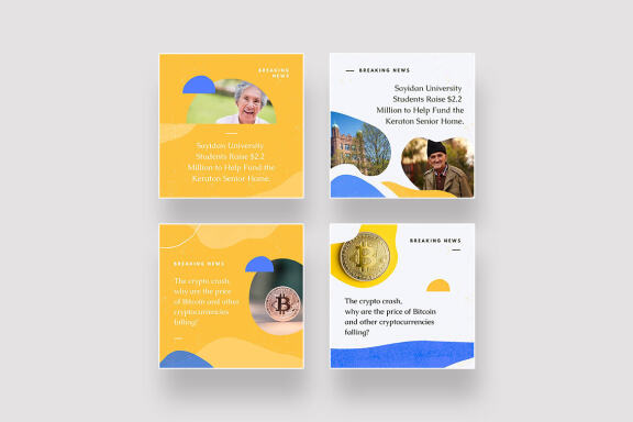 Playful Modern News Instagram Canva
