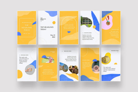 Playful Modern News Instagram Canva