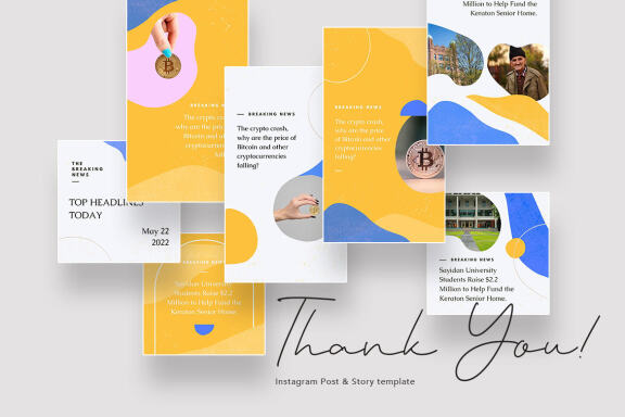 Playful Modern News Instagram Canva