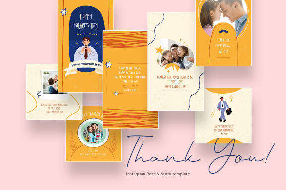 Shiny Father’s Day Instagram Canva