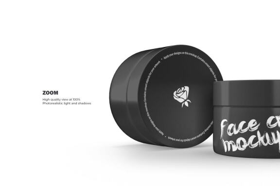 3D Plastic Jars - Cosmetic Product Mockup