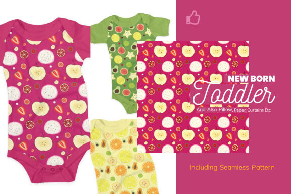 Cute Slice of Life 15 Fruits Clipart