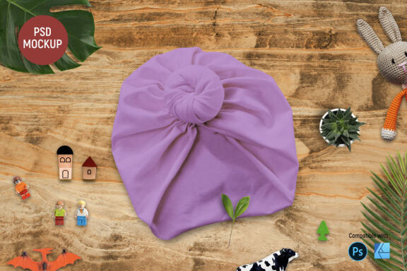 Baby Turban | Mockup