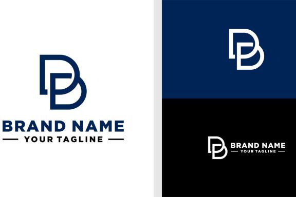DB LOGO MONOGRAM LINE EDITABLE