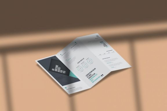 Trifold Brochure Mockups