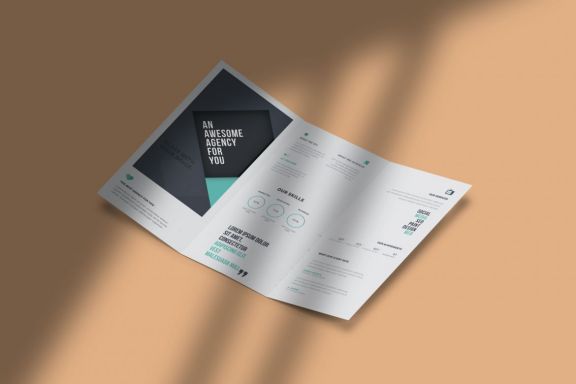 Trifold Brochure Mockups