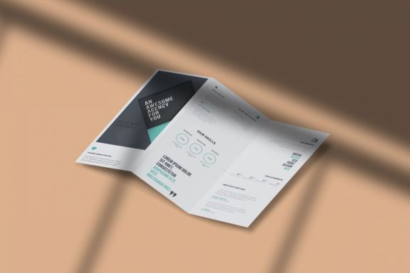 Trifold Brochure Mockups