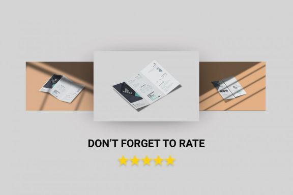 Trifold Brochure Mockups