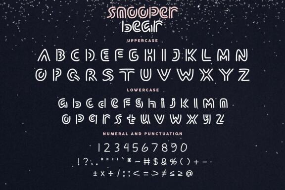 Snooper Bear - Free Font