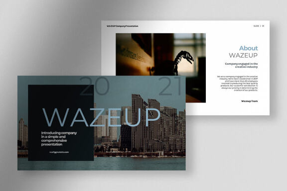 Wazeup - Modern Company Profile Presentation