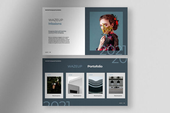 Wazeup - Modern Company Profile Presentation