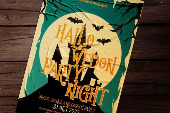 Hallowedon - spooky halloween typeface