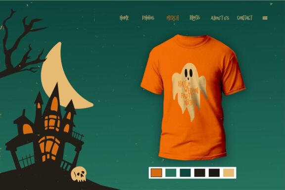 Hallowedon - spooky halloween typeface