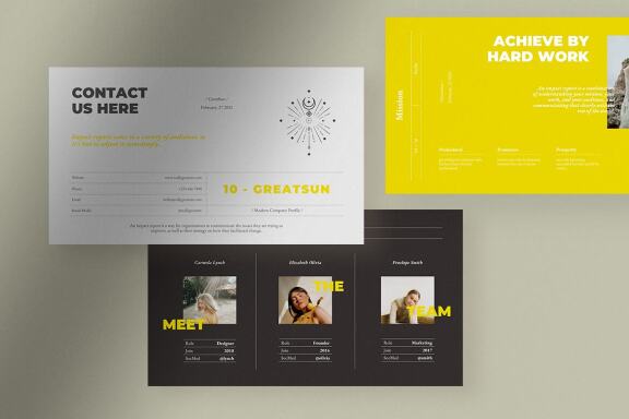 GreatSun - Modern Company Profile Presentation