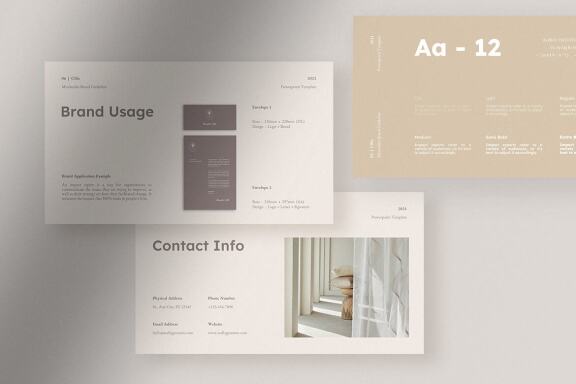 Cilla - Minimalist Brand Guideline Presentation