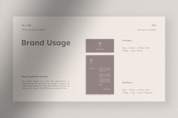 Cilla - Minimalist Brand Guideline Presentation
