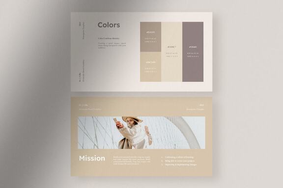 Cilla - Minimalist Brand Guideline Presentation