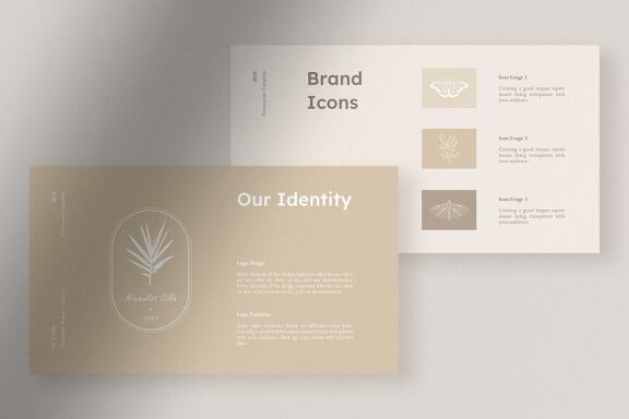 Cilla - Minimalist Brand Guideline Presentation