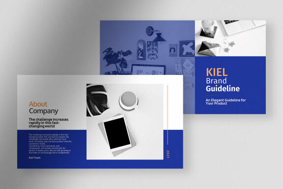 Kiel - Elegant Brand Guideline Presentation