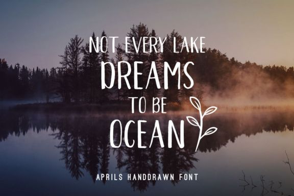 Aprils - Sans Handdrawn Font