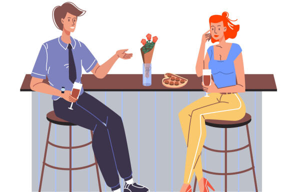 Flat people scenes lifestyle theme