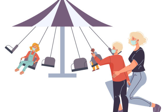 Flat people scenes lifestyle theme