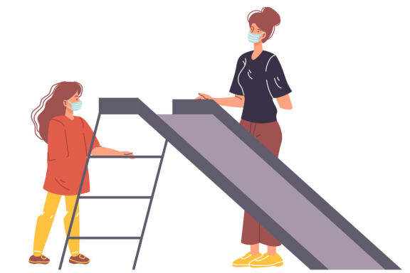 Flat people scenes lifestyle theme