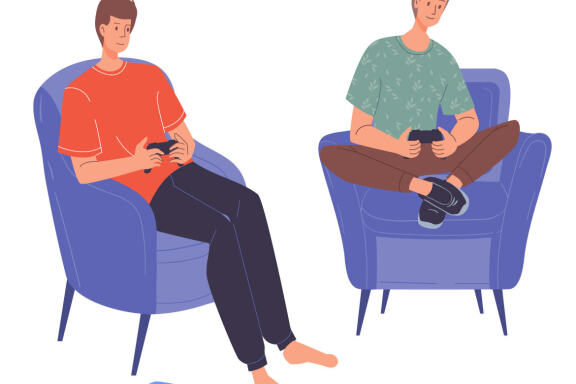 Flat people scenes lifestyle theme
