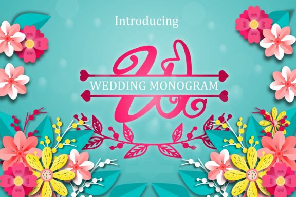 Wedding Monogram - Free Font