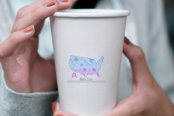 United States of America Map SVG Craft