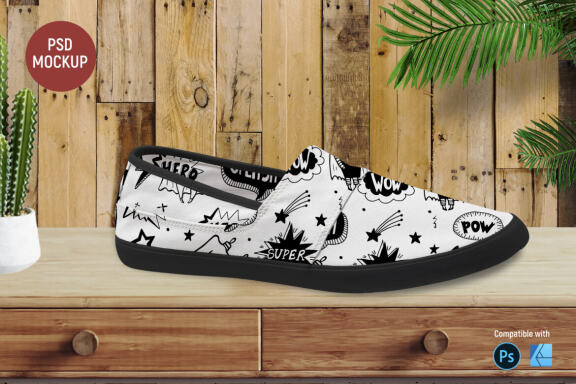 Slip on shoes | Mockup