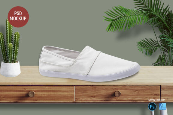 Slip on shoes | Mockup
