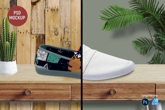 Slip on shoes | Mockup