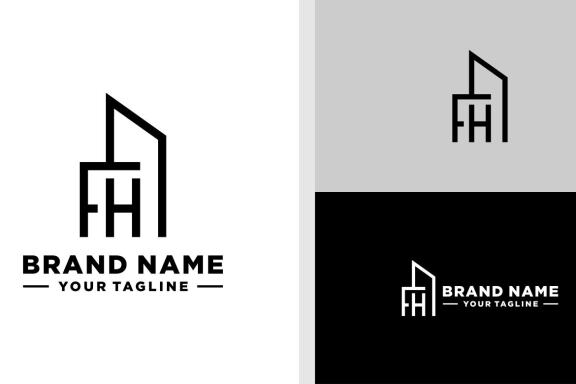 FH LOGO HOME BUILDING EDITABLE