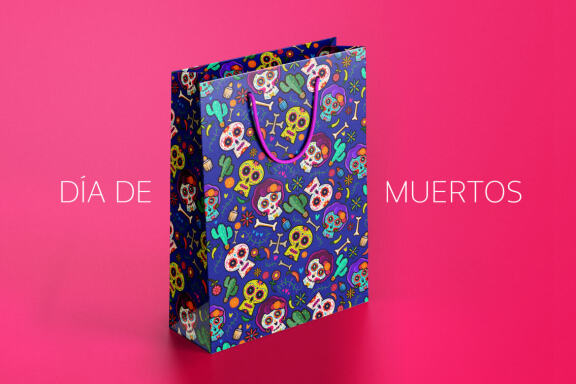 Dia de muertos pattern illustrations