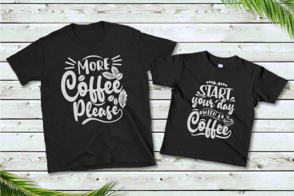 Coffee Quotes Bundle SVG, EPS, DXF, PNG