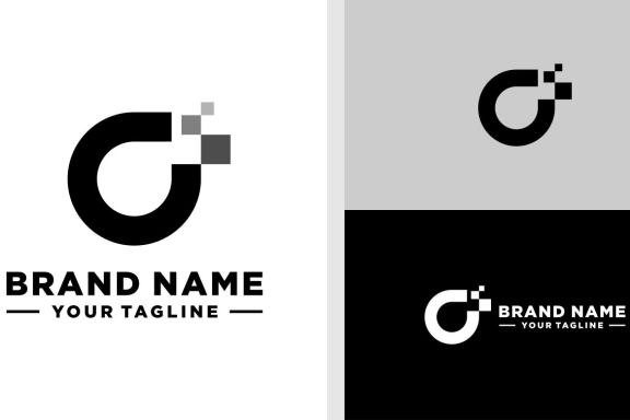 LETTER G LOGO MONOGRAM DIGITAL EDITABLE