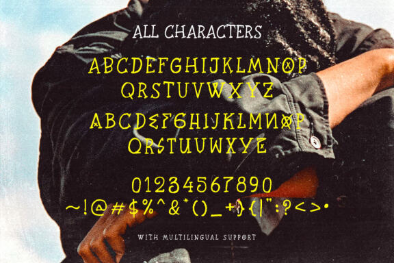 Black rocket - Freestyle Font