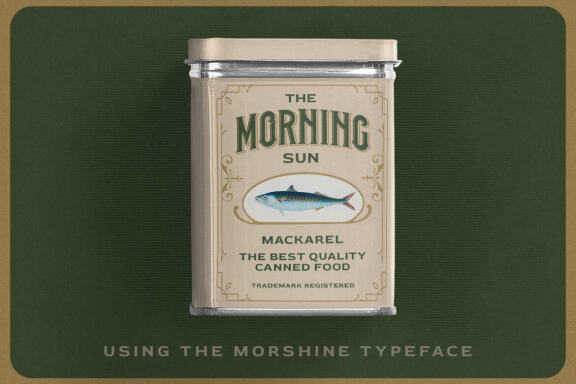 Morshine - Victorian Display Font