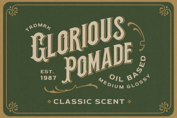 Morshine - Victorian Display Font