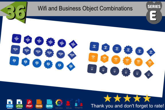 Wifi & Objects - Free Shapes