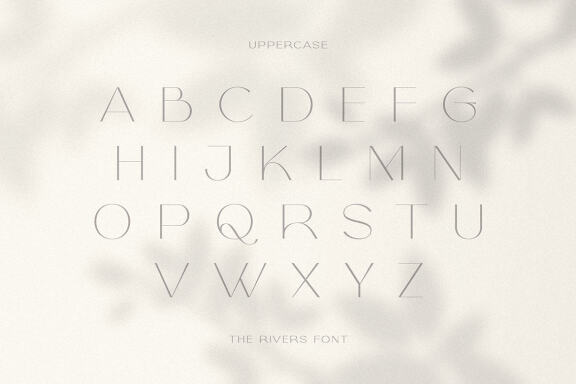 The Rivers - Modern Sans Font