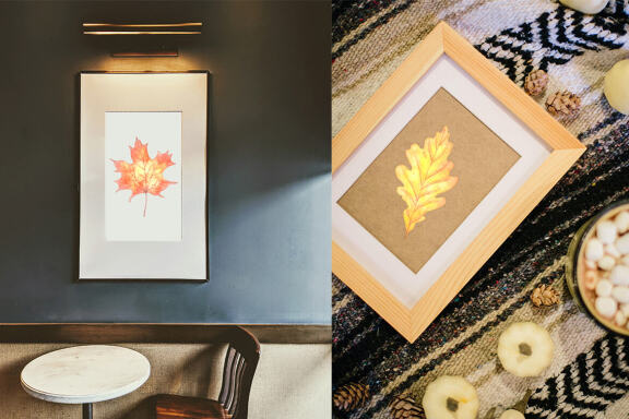 Autumn Flower Watercolor Bundle