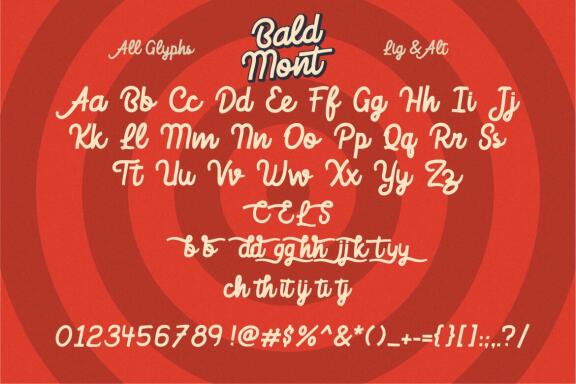 Bald Mont - Retro Bold Script