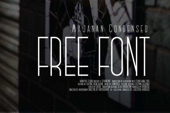 Majanan FREE Sans Serif Condensed 