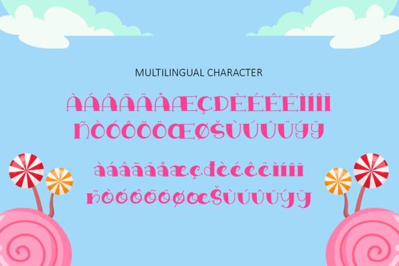 Rainy Candy - Christmas Font