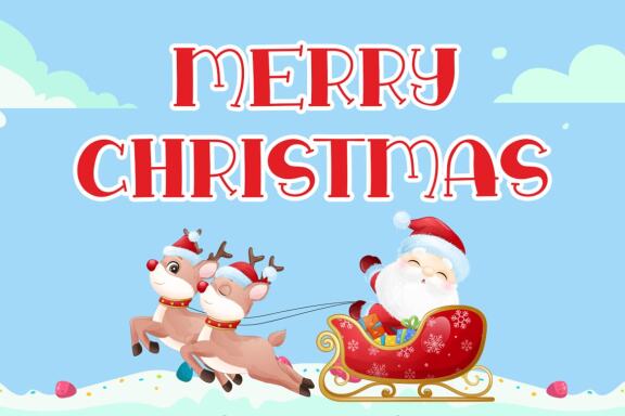 Rainy Candy - Christmas Font
