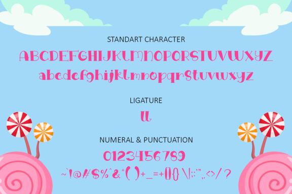 Rainy Candy - Christmas Font