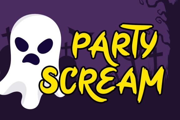 Yellow Pumpkin - Free Halloween Font
